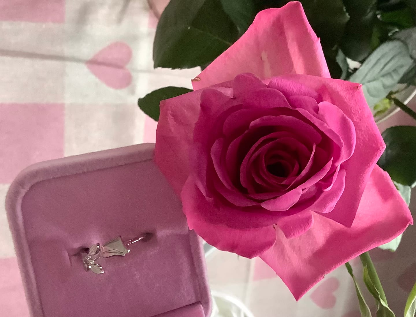 Customer photo review of Rosen Ring | 18K vergoldet