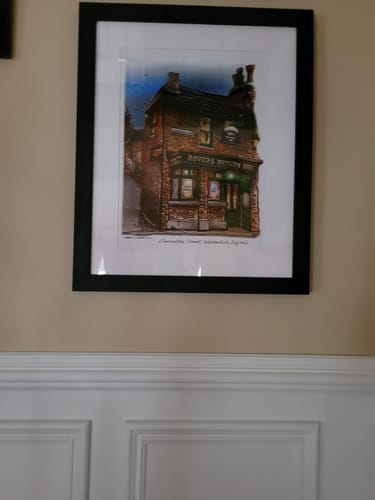 Customer photo review of Coronation Street Rovers Return Wall Art