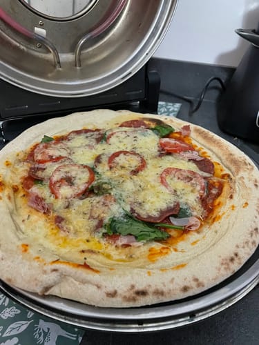 Customer photo review of Sourdough Pizza Bases