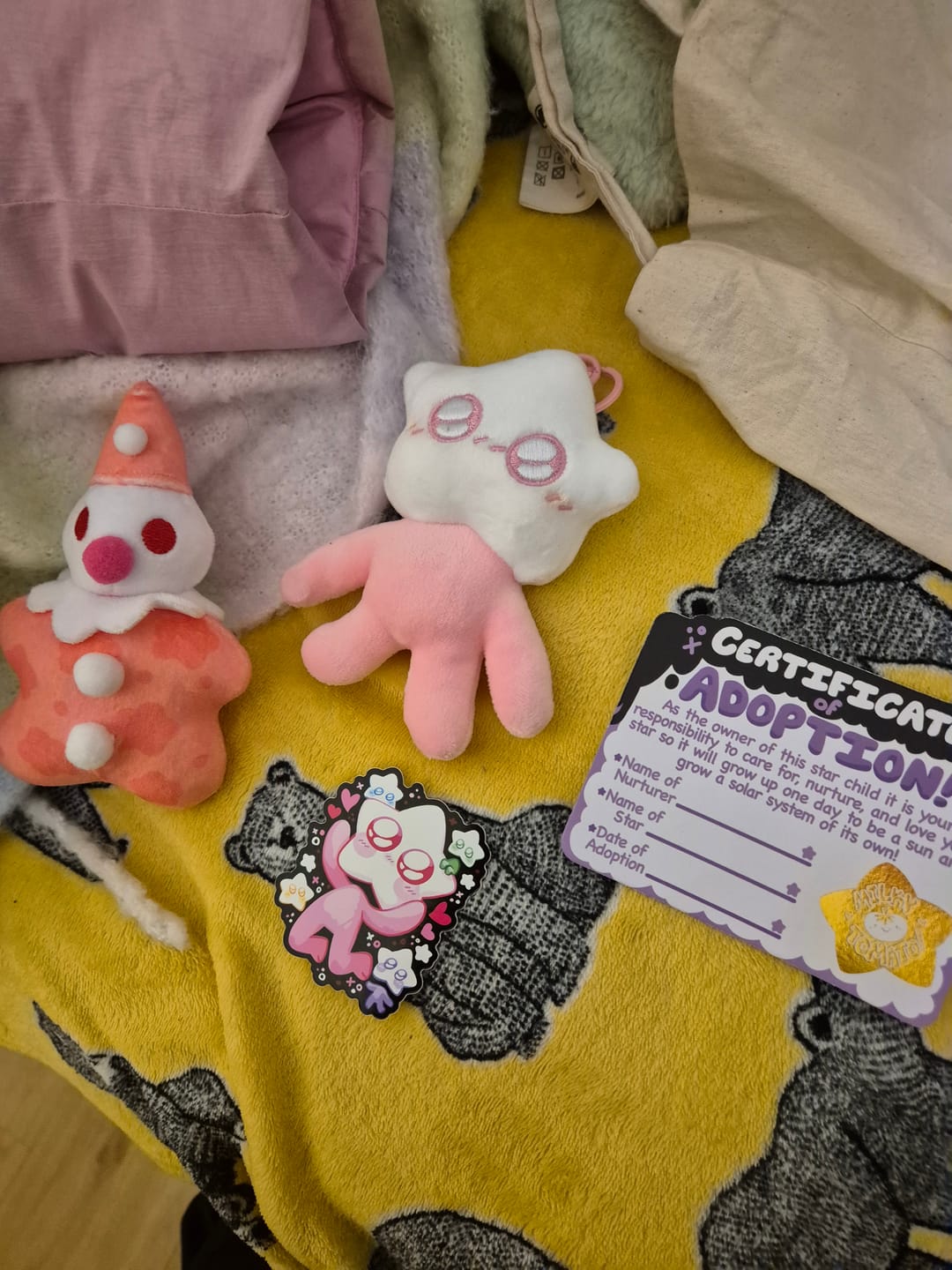 Customer photo review of Cute Lil Clown Plushies!