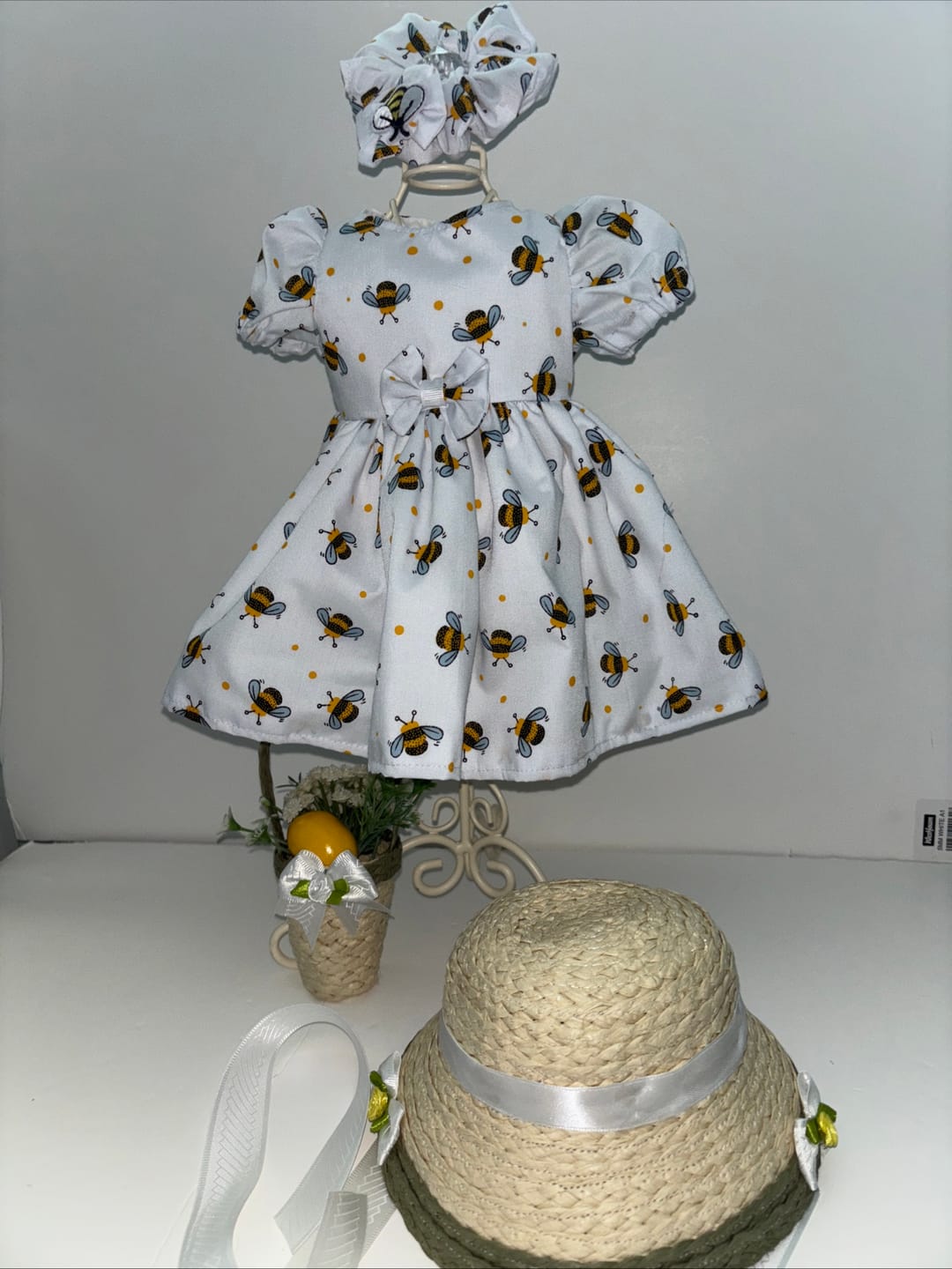 Customer photo review of Bees and Dots Polycotton Fabric