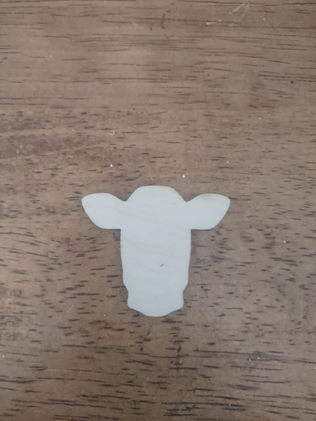 Customer photo review of Unfinished Wood Dairy Cow Shape - Craft - up to 36" DIY