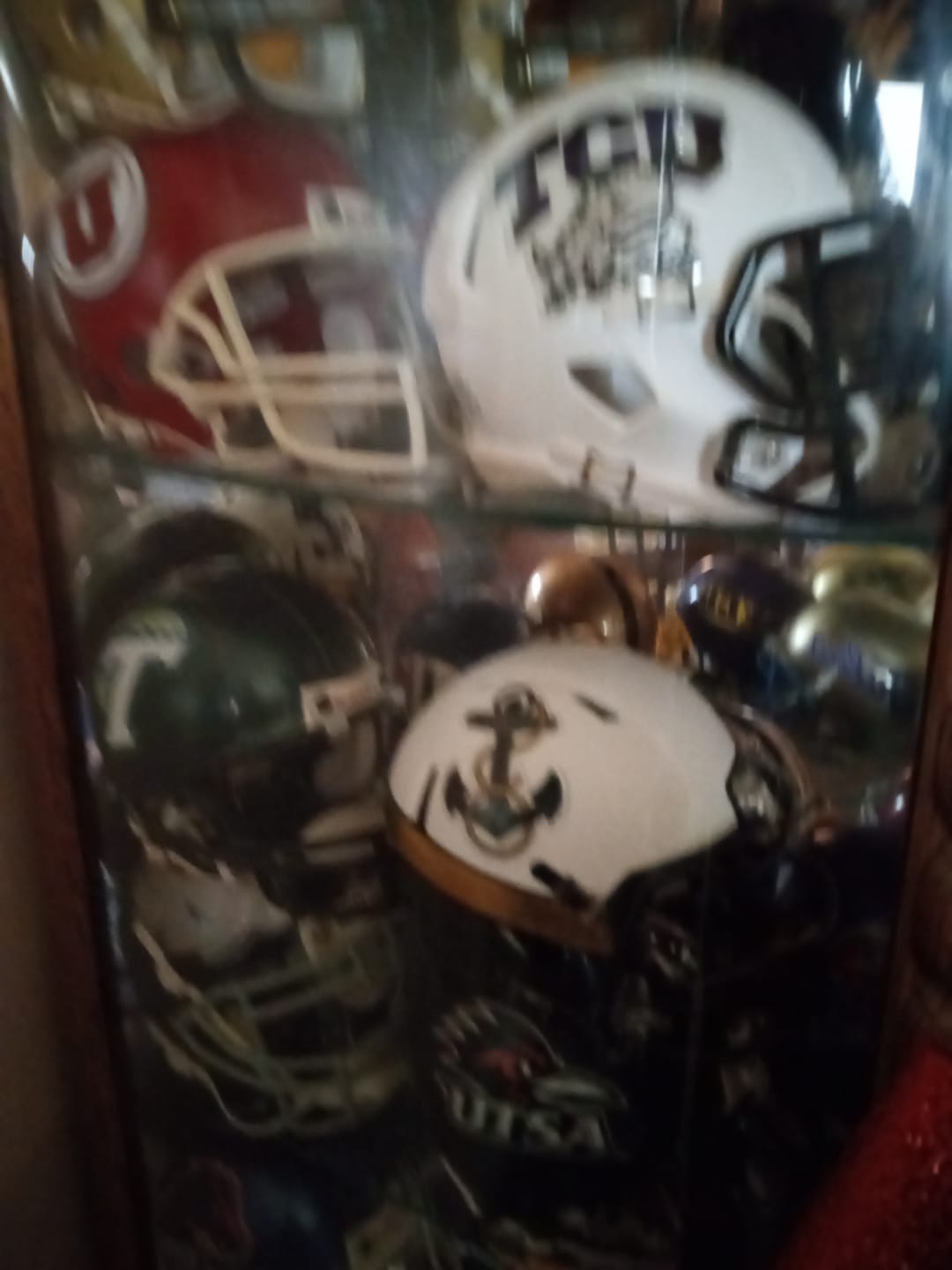 Customer photo review of Navy Midshipmen Riddell Speed Mini Helmet - Anchor