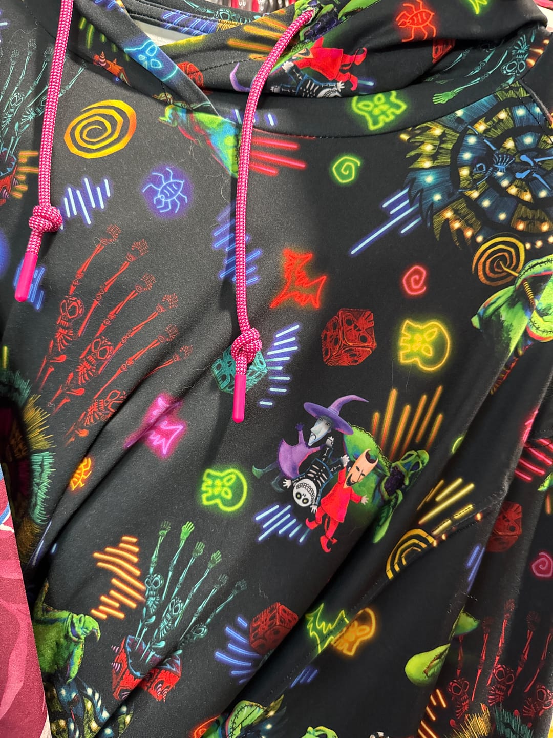 Customer photo review of Disney Tim Burton's Nightmare Before Christmas "Oogie's Turn to Boogie" – Performance Hoodie