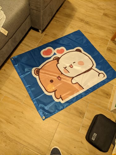 Customer photo review of Fahne inkl. Druck