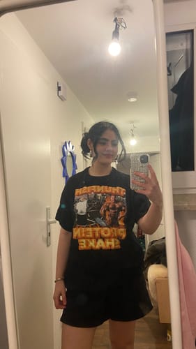 Customer photo review of THUNFISCH PROTEINSHAKE T-SHIRT