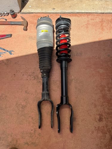 Customer photo review of 2011-2015 Jeep Grand Cherokee Air Suspension Conversion/Delete Kit with Module for 4x4 3.6L V6, V8 and 3.0 Diesel Engines (JC14FML)