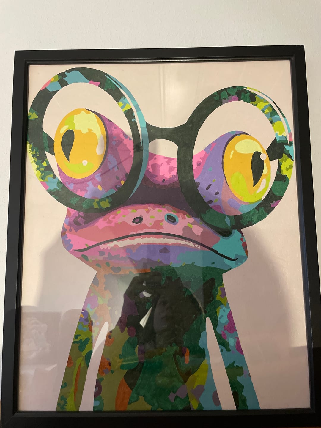 Customer photo review of Malen nach Zahlen - Fröhlicher Frosch