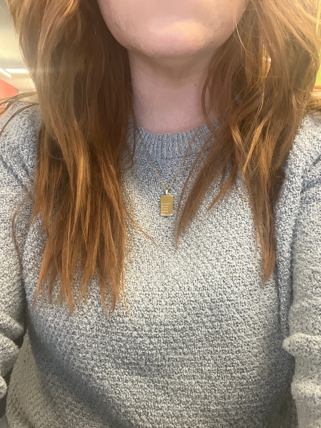 Customer photo review of Necklace: In every season I will Praise