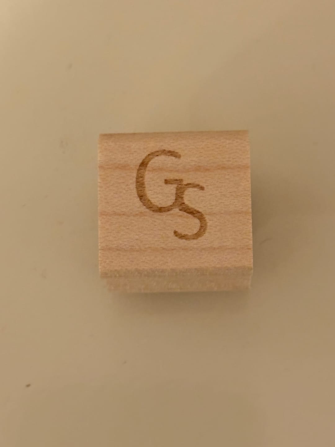 Customer photo review of Small Wood Stamp