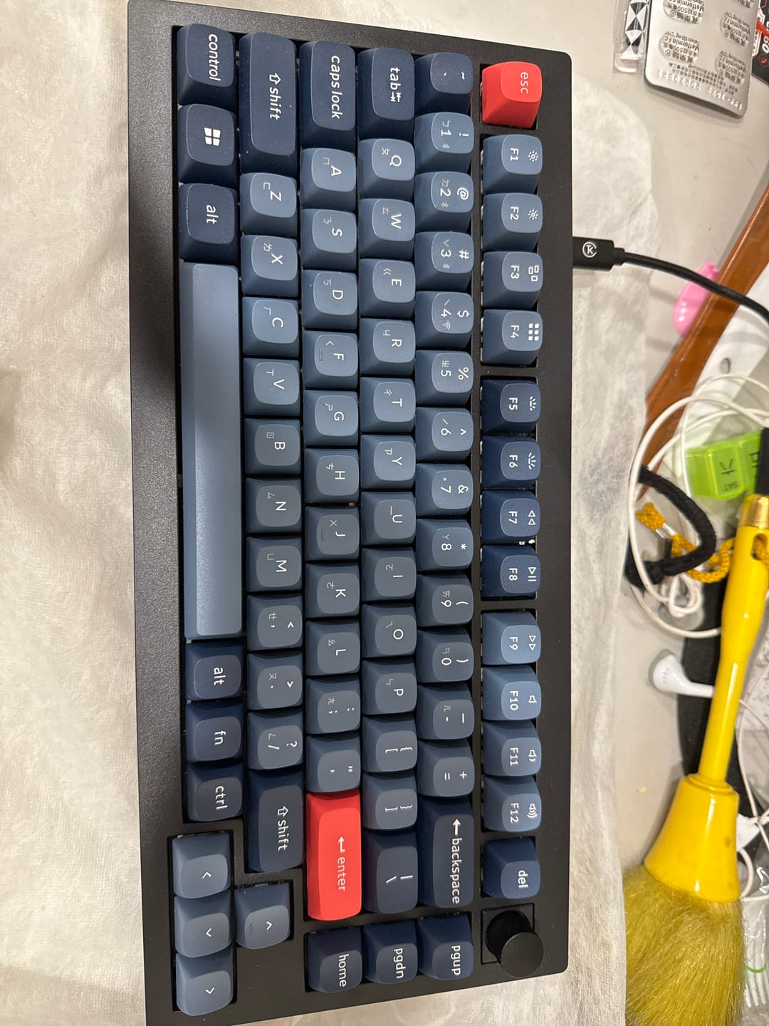 Customer photo review of Keychron V1 Max QMK/VIA無線客製化機械式鍵盤(注音版本)