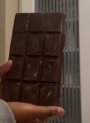 Customer photo review of Viral Pistachio Stuffed Bar Kit