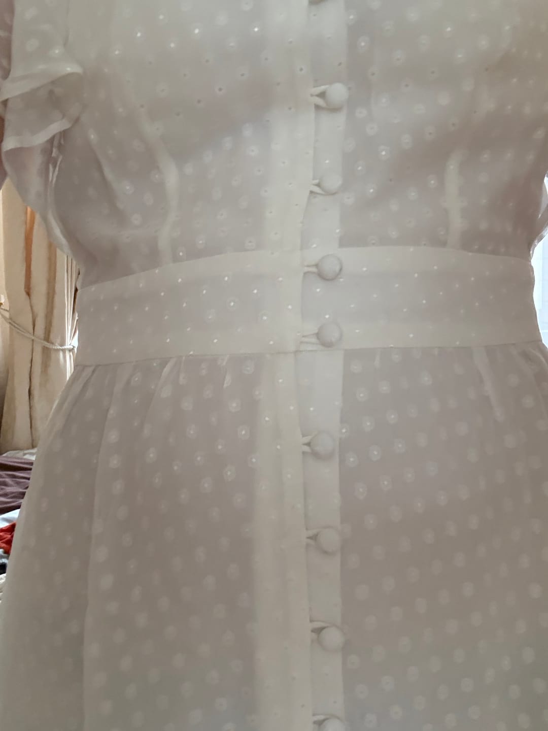 Customer photo review of Caroline Button-Down Dress