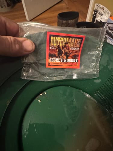 Customer photo review of Dutchman's 'SECRET NUGGET' Gold Paydirt - Gold Prospecting Concentrate