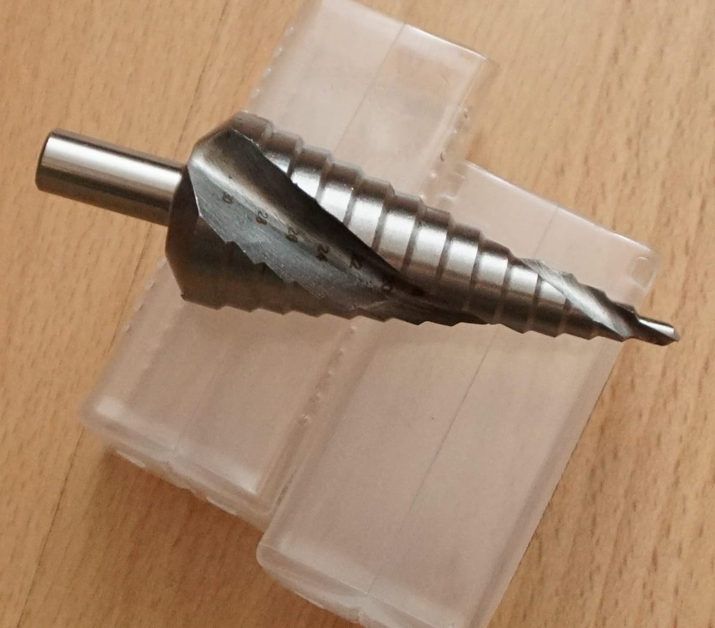 Customer photo review of Stufenbohrer Schälbohrer HSS