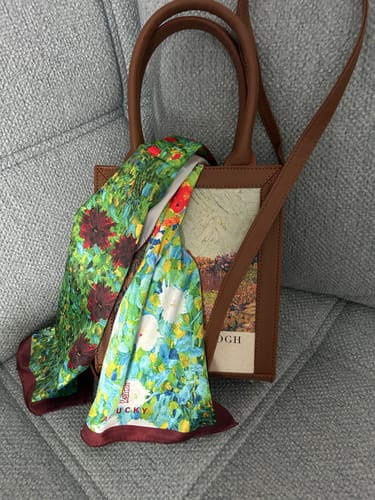 Customer photo review of Klimt Flower Garden Fular, 1907