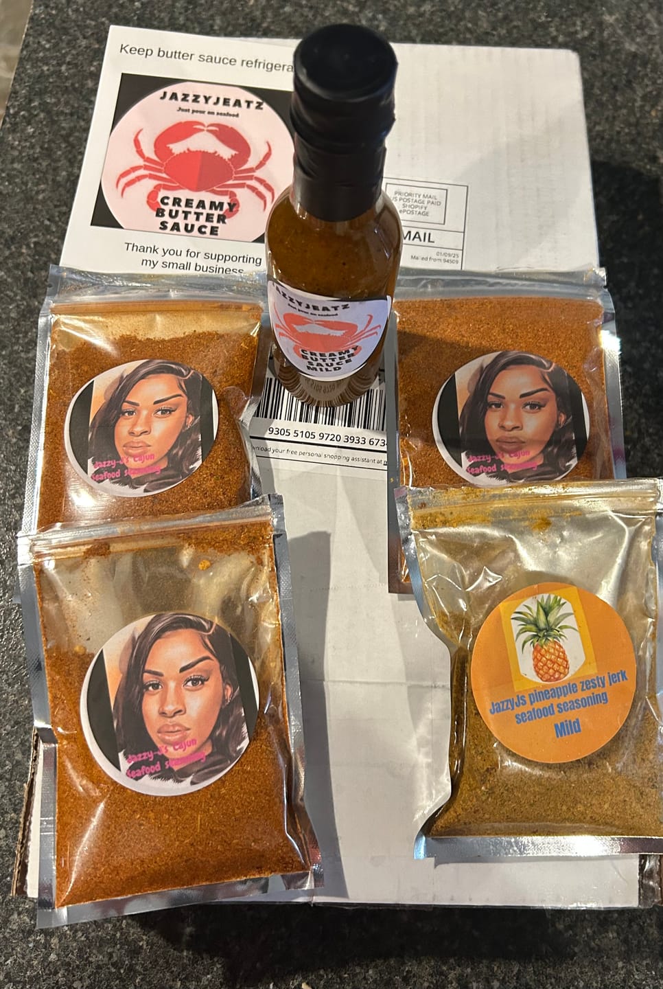 Customer photo review of JazzyJs creamy butter sauce  Mild ￼