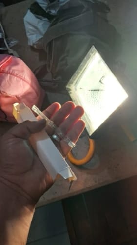 Customer photo review of R7S 118MM 50W Superbright LED Powerful Spotlight 78mm118mm AC220V 110V COB Lamp Bulb Glass Tube Replace Halogen Lamp Light