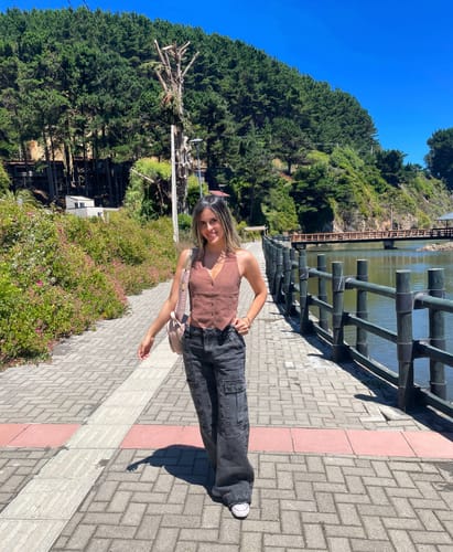 Customer photo review of VEST PIPA Lino café