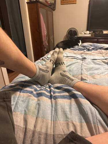 Customer photo review of Men's Alpaca Socks