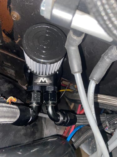 Customer photo review of Fragola -10 AN x -10 ORB (7/8-14 O-Ring) Adapter 495106-BL