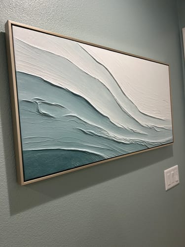 Customer review photo for Plaster Art Texture Painting #SG260