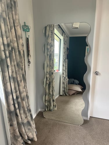 Customer photo review of Wavy Full Length Mirror