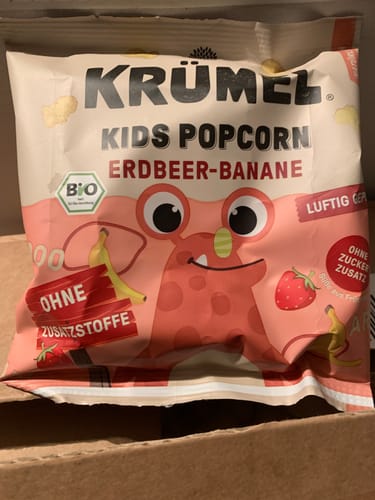 Customer photo review of Bio Kids Popcorn Erdbeere & Banane