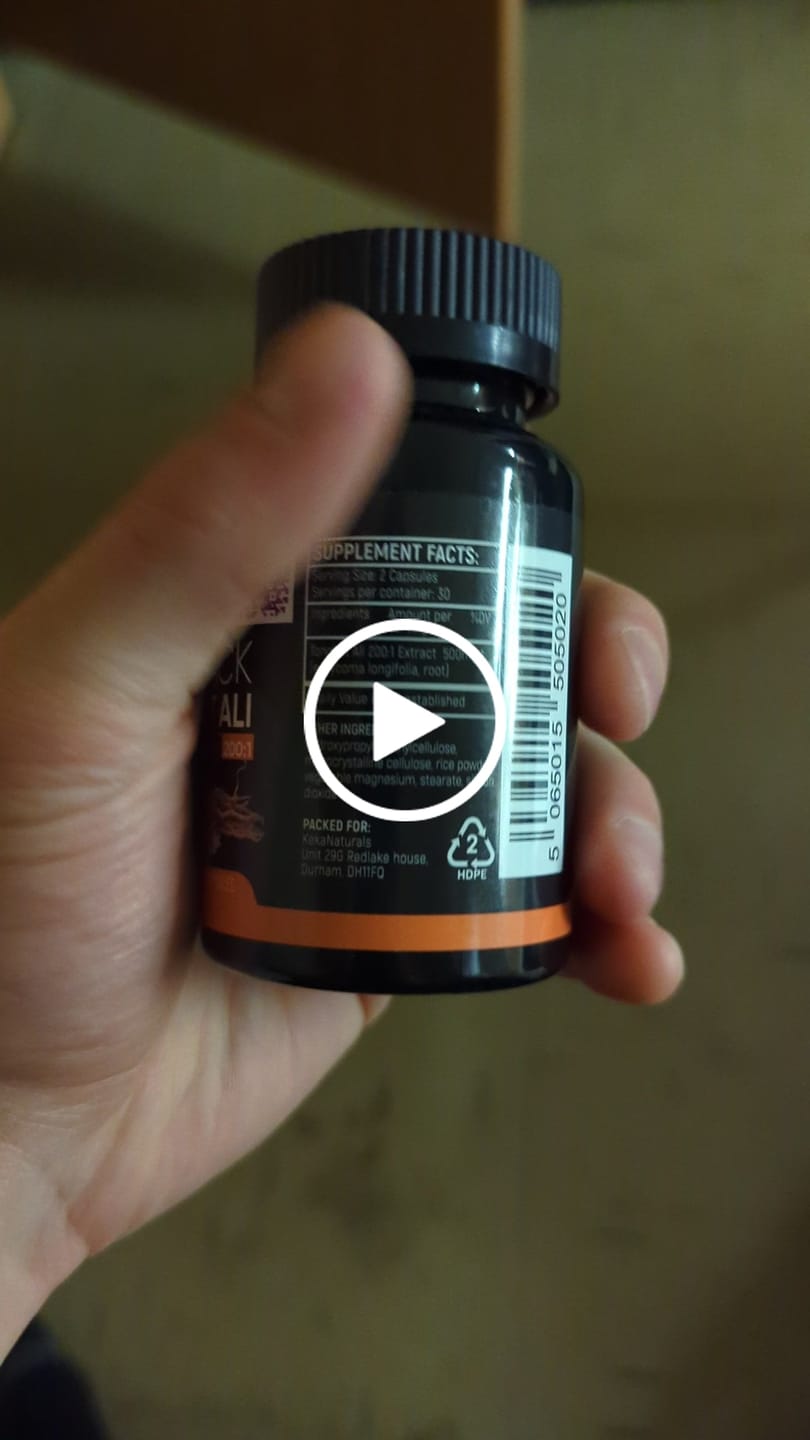 Customer video review of TongkatAli 1000mg