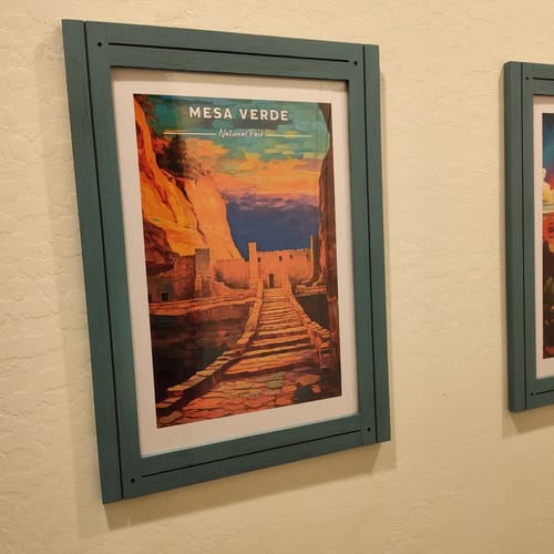Customer photo review of Mesa Verde National Park Commemorative Poster: A Pop Art Tribute
