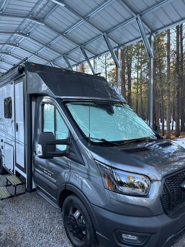 Customer photo review of Transit Ekko - Front Door Shades (set)