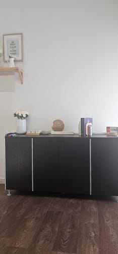 Customer photo review of Natural Harmony: Set of 2 Stone Bookends for Timeless Shelf Styling KH3006