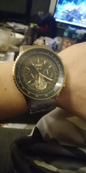 Customer photo review of Skeleton Tourbillon Watch Automatic Multifunction Dial — Black | KIMLUD