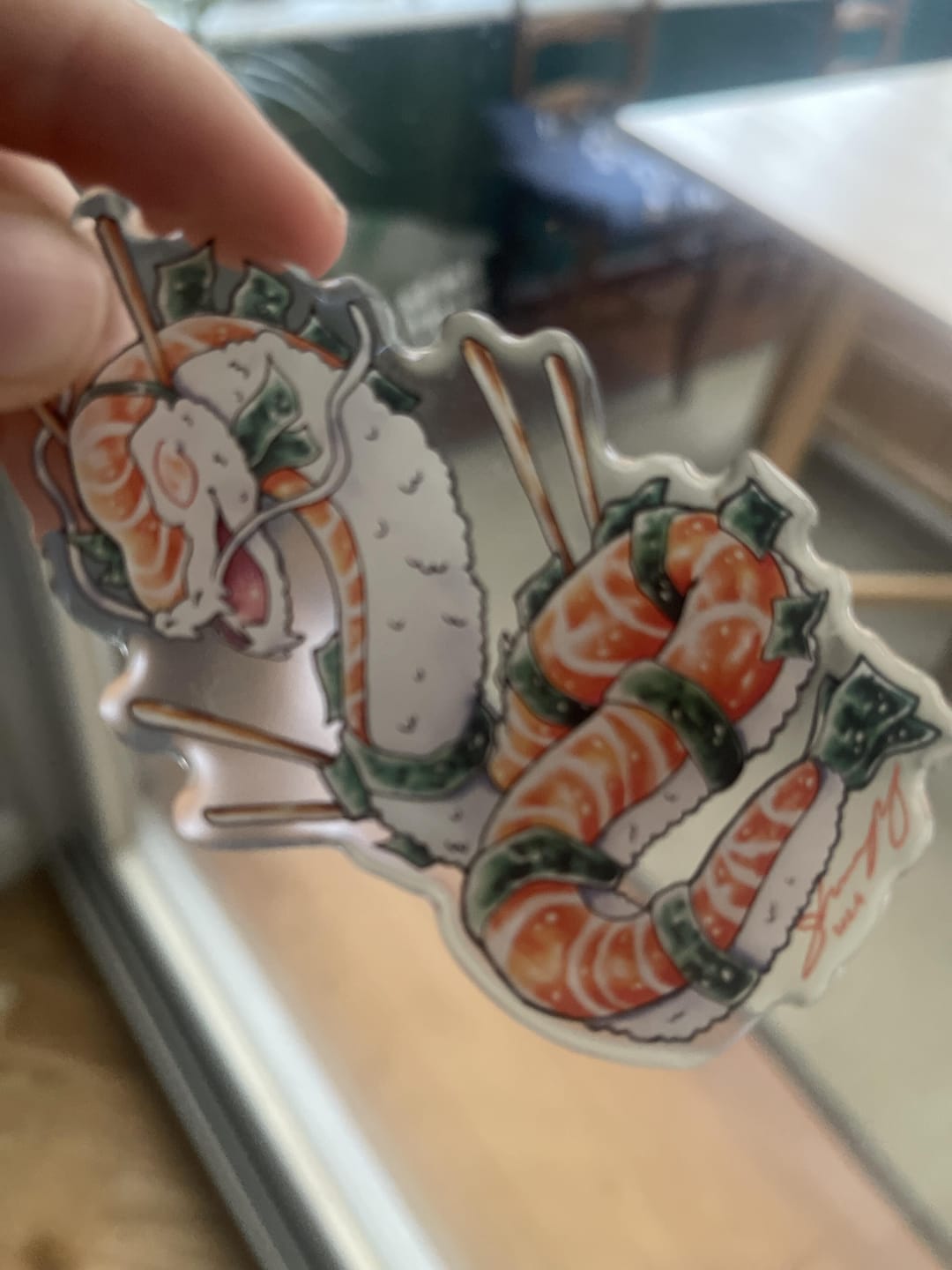 Customer photo review of LIMITED: NORI KEYCHAIN