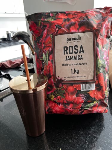 Customer photo review of Rosa Jamaica - Hibisco / Flor ⁽ᵃˡᵗᵃ ᶜᵃˡⁱᵈᵃᵈ⁾