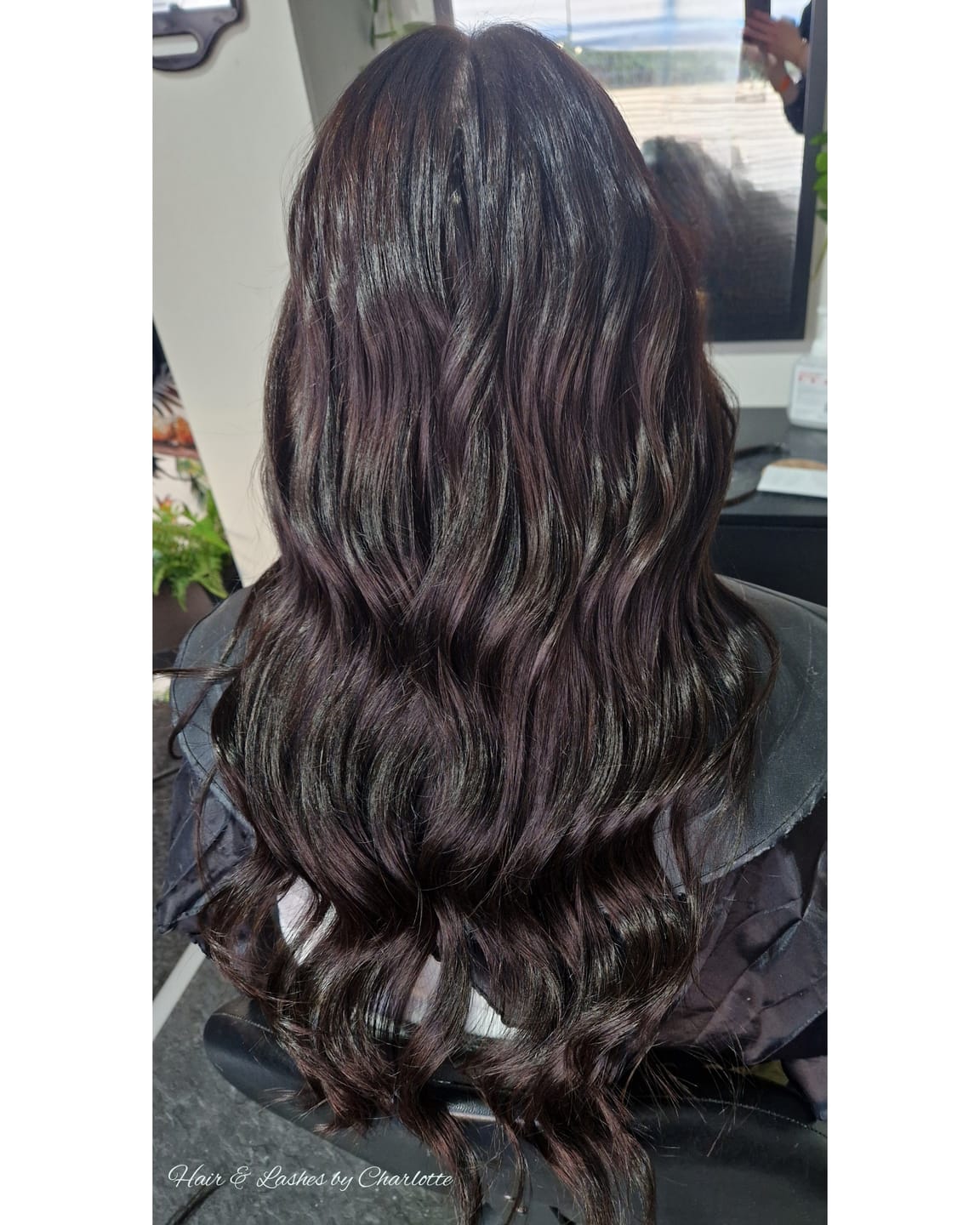 Customer photo review of 18" Nano Tip Hair Extensions