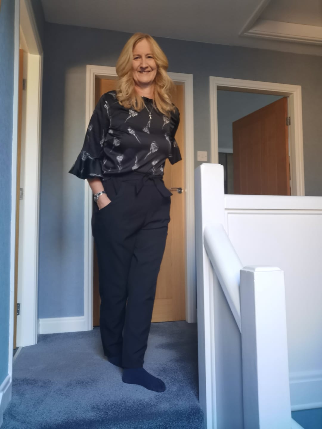 Customer photo review of Plain Polyester Suiting Fabric