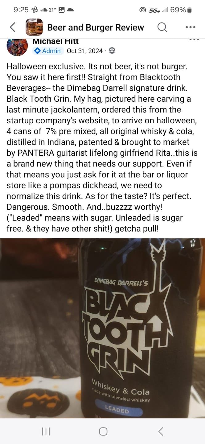 Customer photo review of 7 YEAR BLACKTOOTH GRIN LEADED (4pk)