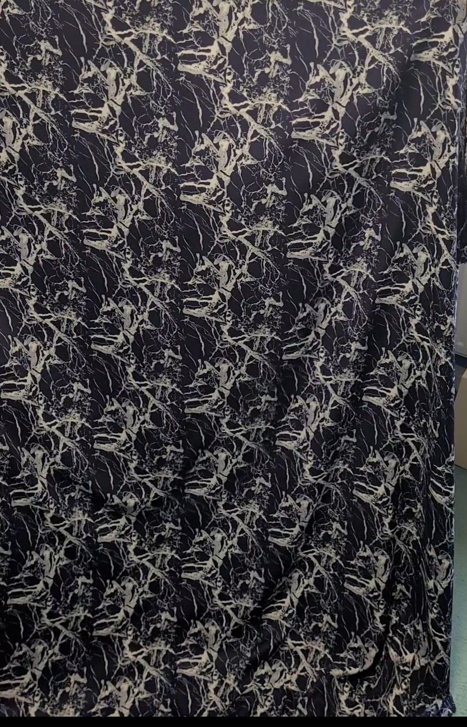 Customer photo review of Abstract Print Polyester Fabric