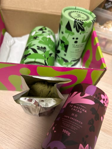 Customer photo review of Té Matcha Premium Cacao