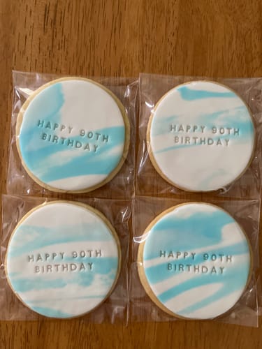 Customer photo review of Design Your Own ROUND Cookies