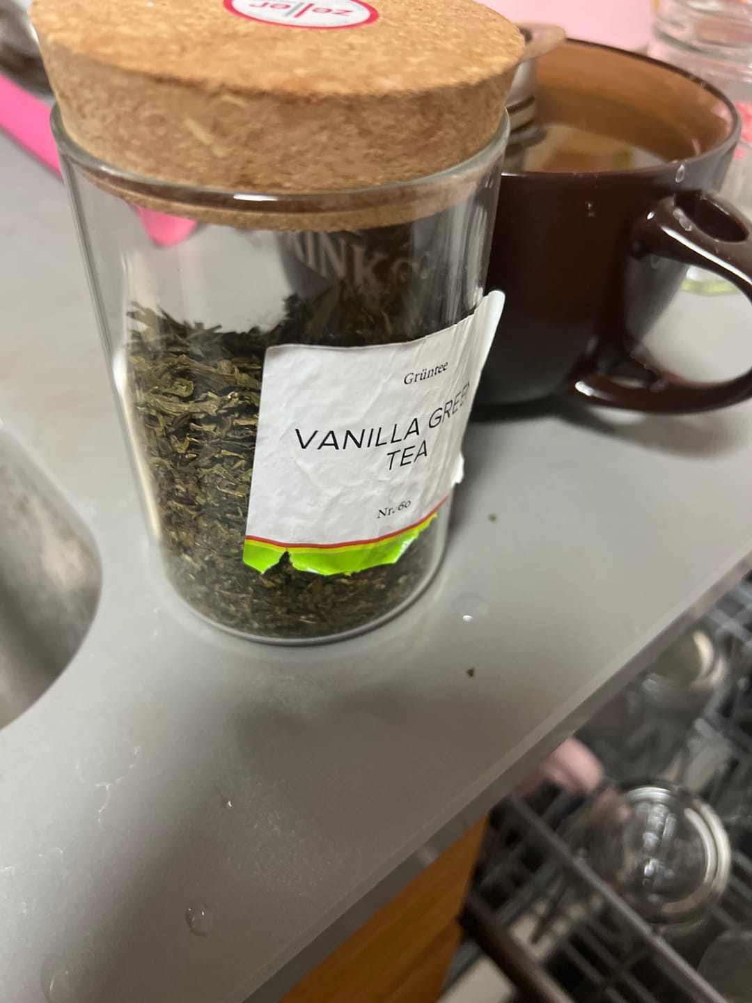 Customer photo review of Vanilla Green Tea