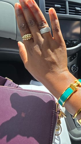 Customer photo review of Croissant Ring in 9ct Yellow Gold