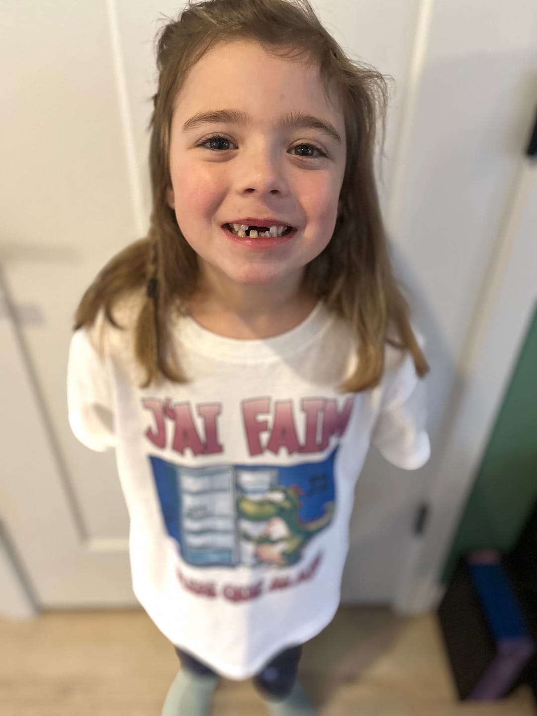 Customer photo review of T-shirt enfant - J'ai faim RETRO