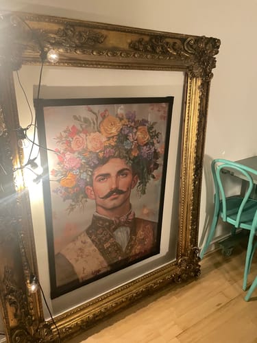 Customer photo review of Victorian Gentleman Print