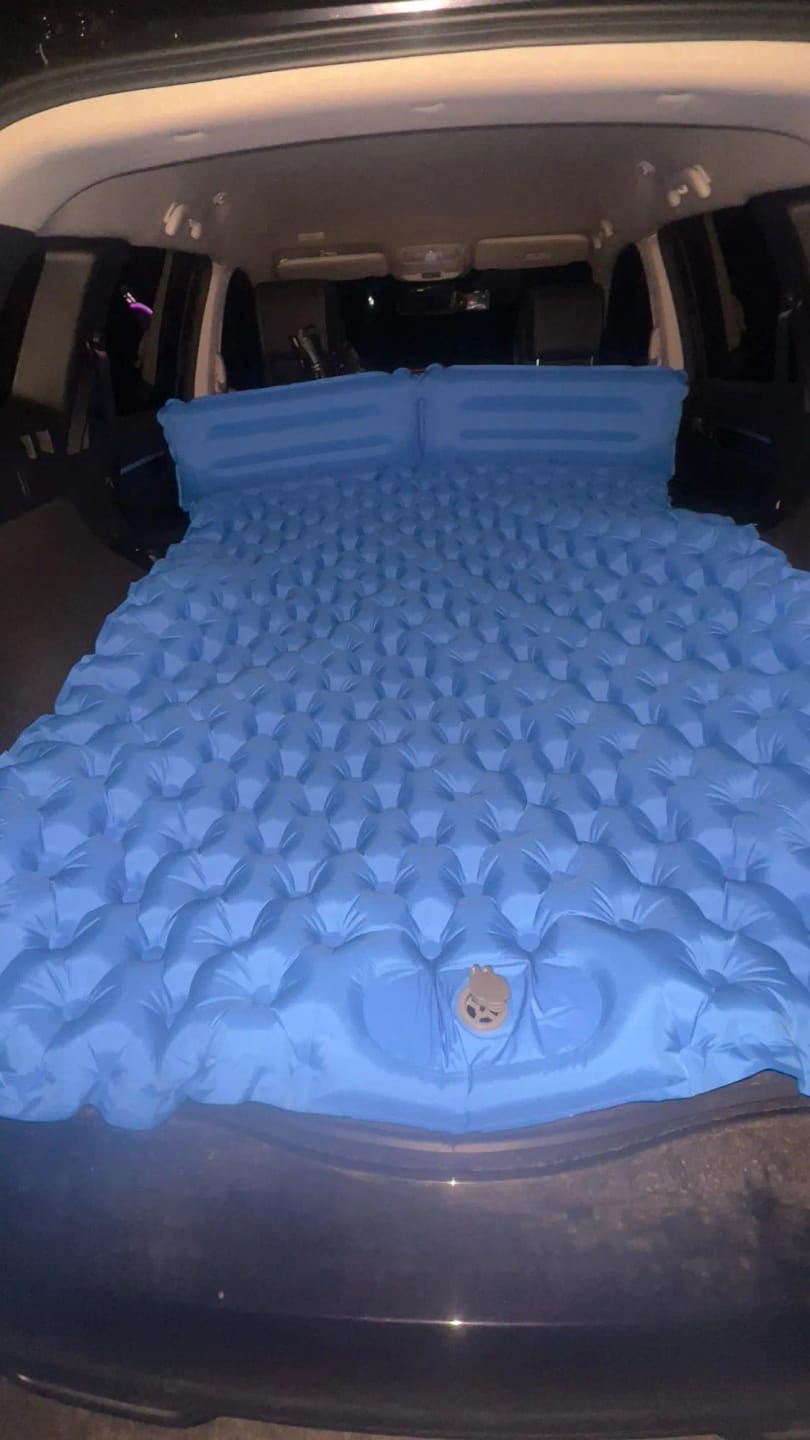 Customer photo review of Ultraleichte kompakte 2 in 1 Isomatte – Ideal für jedes Abenteuer zu zweit.