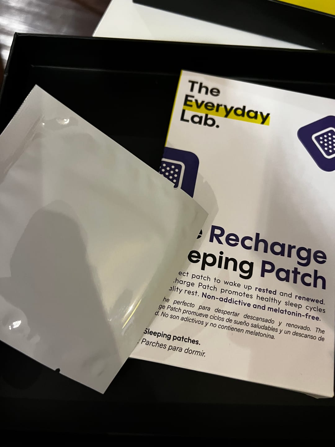 Customer photo review of The Recharge Sleeping Patch