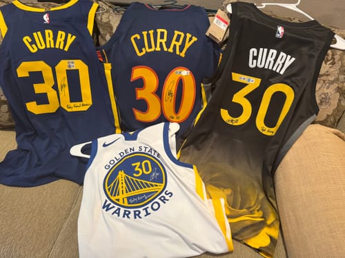 Customer photo review of Stephen Curry Autograph Signing