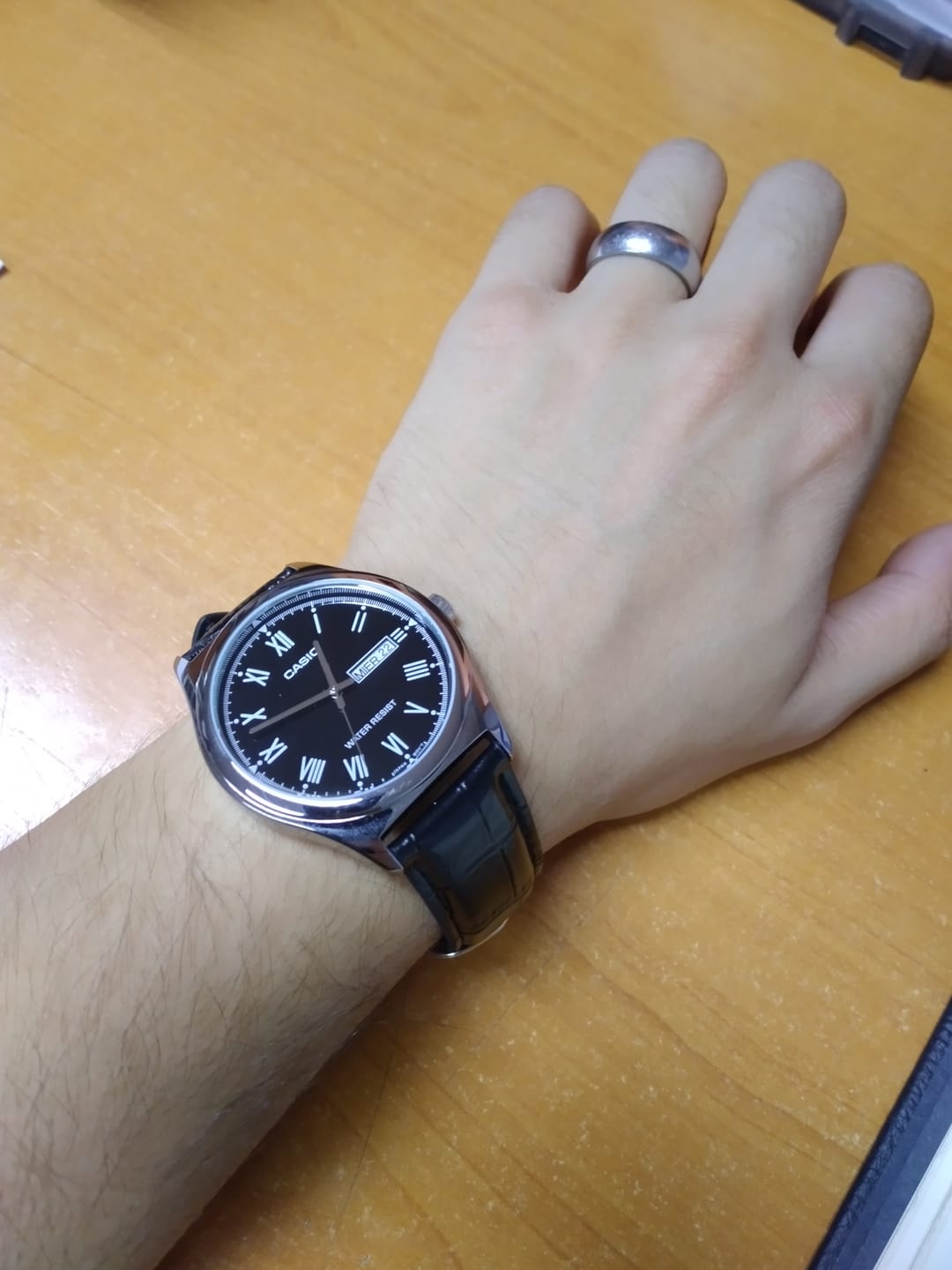 Customer photo review of Reloj Casio Análogo MTP-V006L-1B Negro