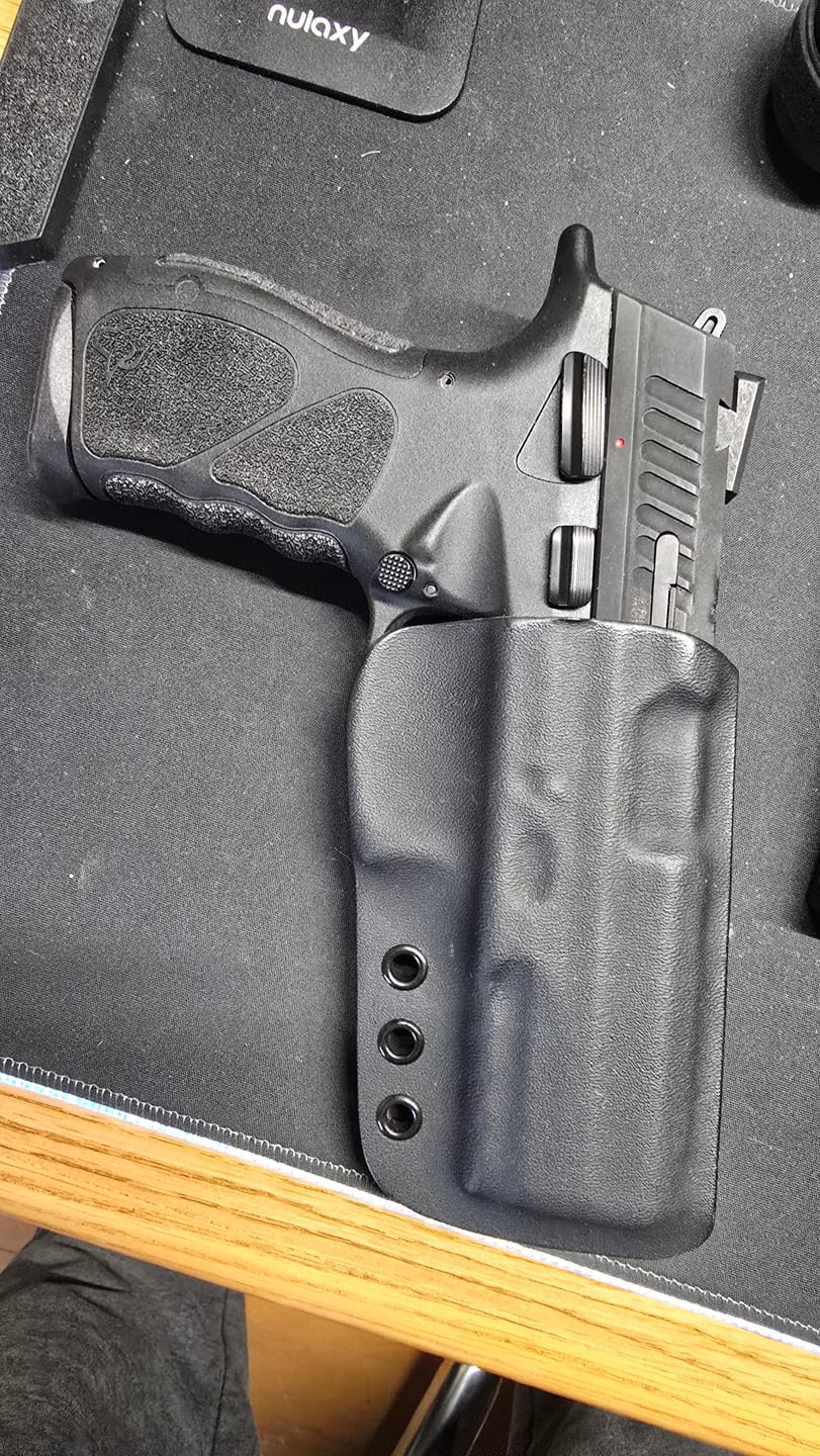 Customer photo review of Breakout 2.0 IWB Holster | Rapid Access, Complete Concealment, and All-Day Comfort.